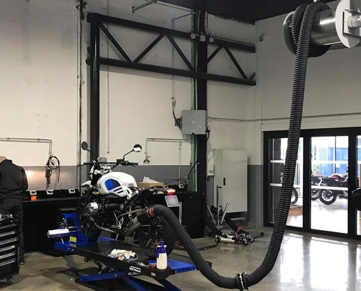 Motorbike Extraction Bullworthy Garage Equipment