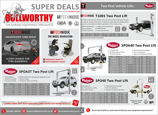 Class 7 Mot Bay Packages Atl Optl Kent Garage Equipment